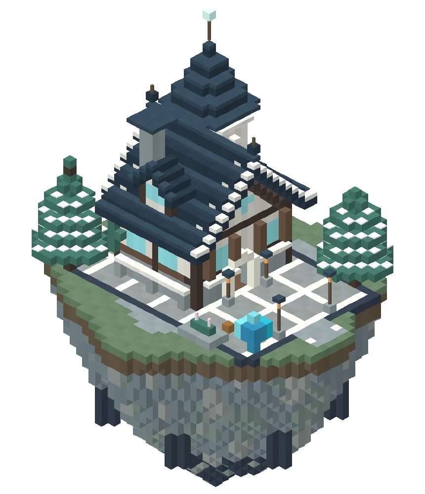 Frostfall SkyWars spawn island